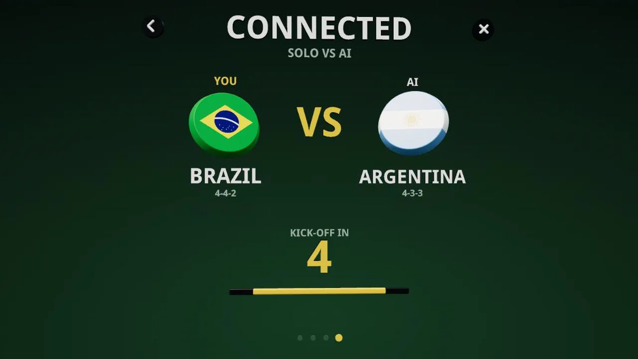 CONNECTED: Brazil vs. Argentina, kickoff in 4